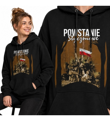 BLUZA DAMSKA Z KAPTUREM POWSTANIE STYCZNIOWE